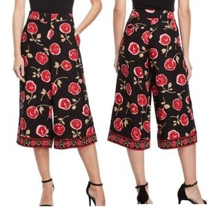 Kate Spade New York Rose Cropped wide leg pants